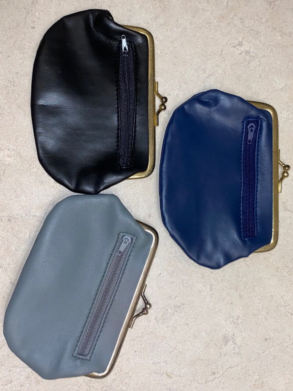 Vintage Elegant Design Ladies Genuine Leather Coin Purses